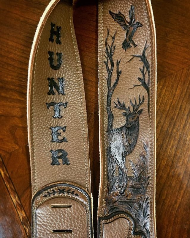Nature Scene Guitar Strap – BurnWizard