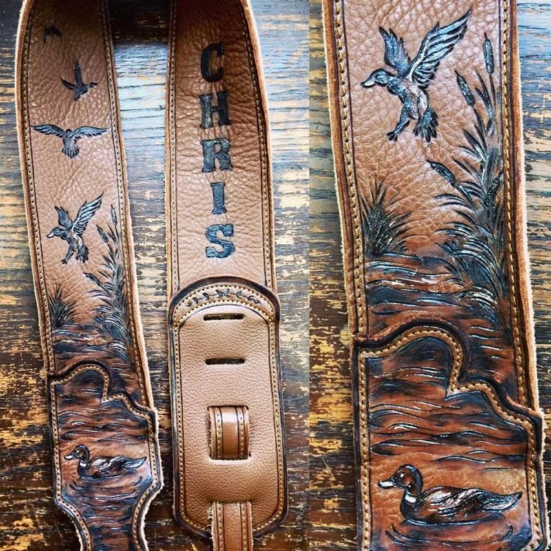 Nature Scene Guitar Strap – BurnWizard